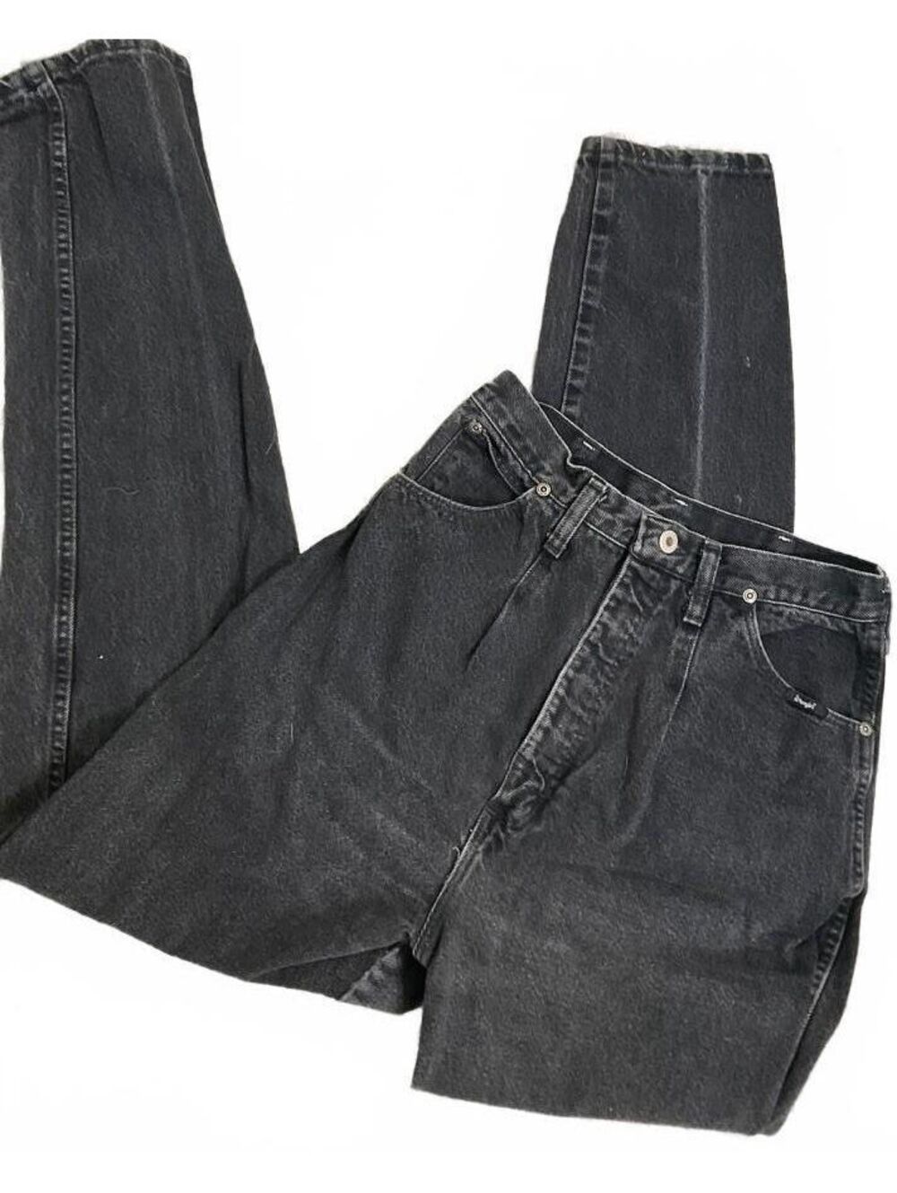 Vintage Wrangler Black wash skinny jeans 90's rodeo